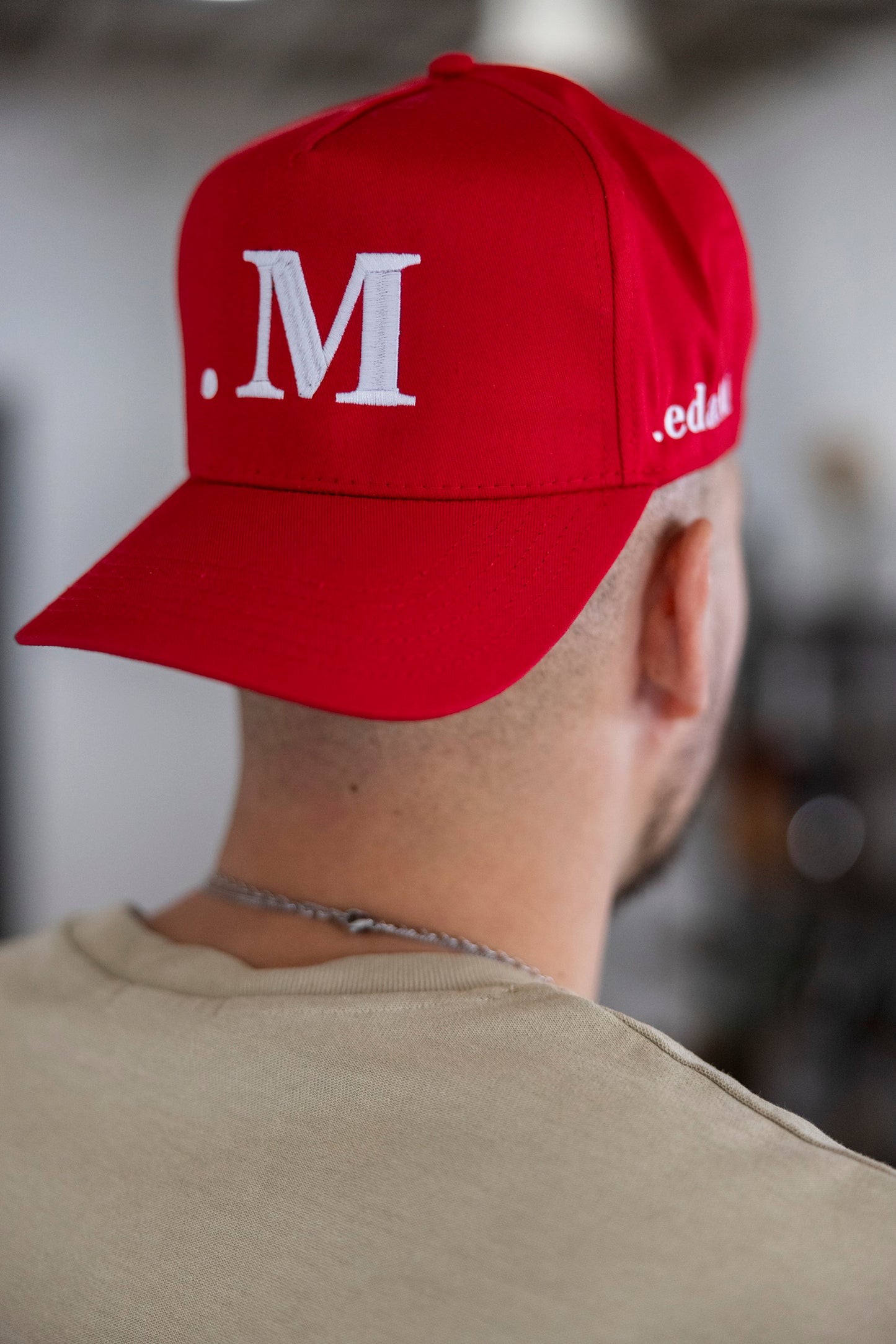 M Logo Hat (Red)