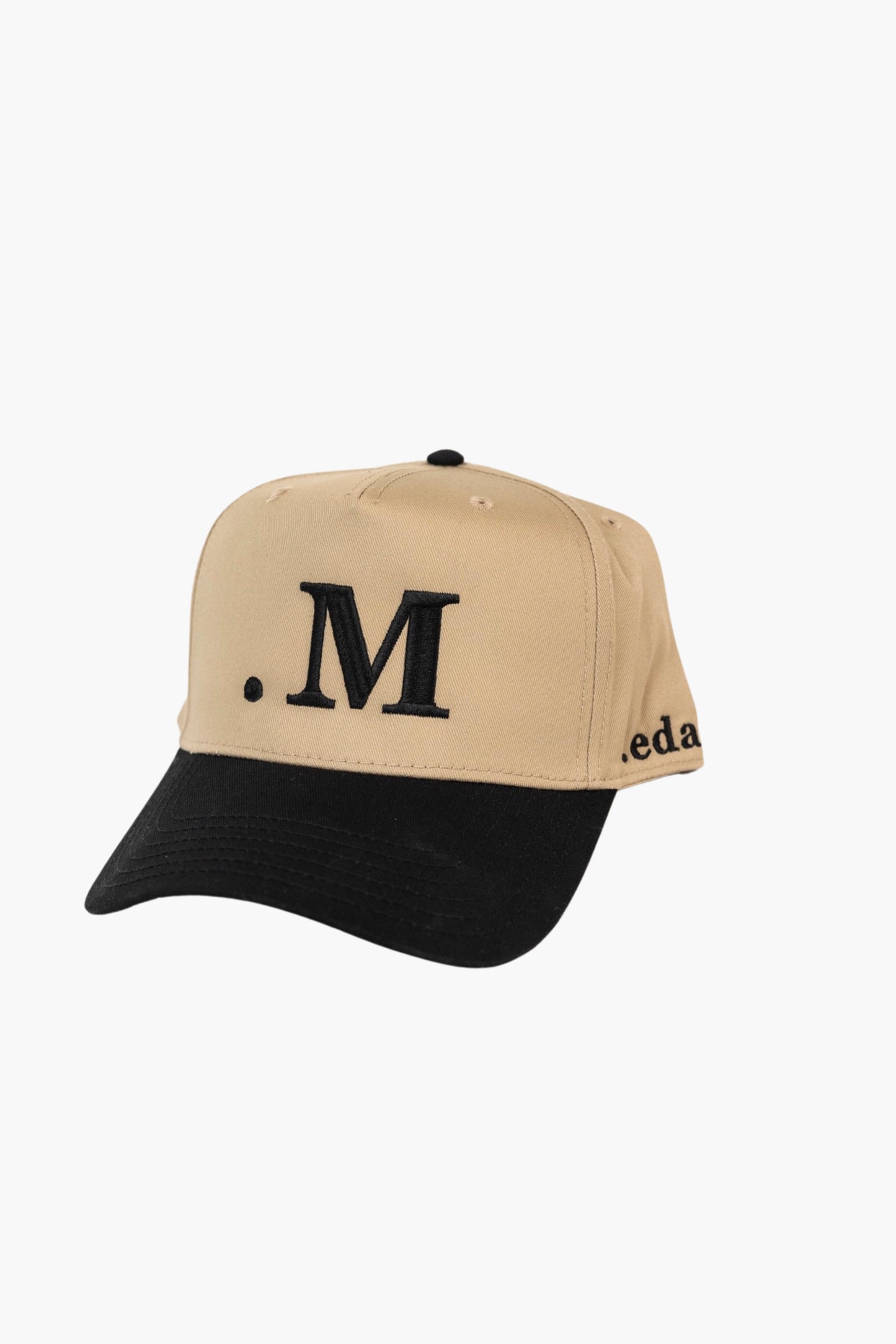 M Logo Hat (Black/Cream)