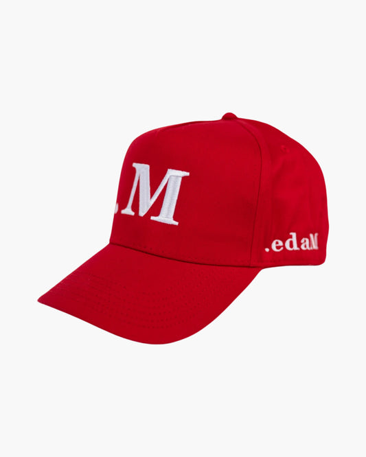 M Logo Hat (Red)