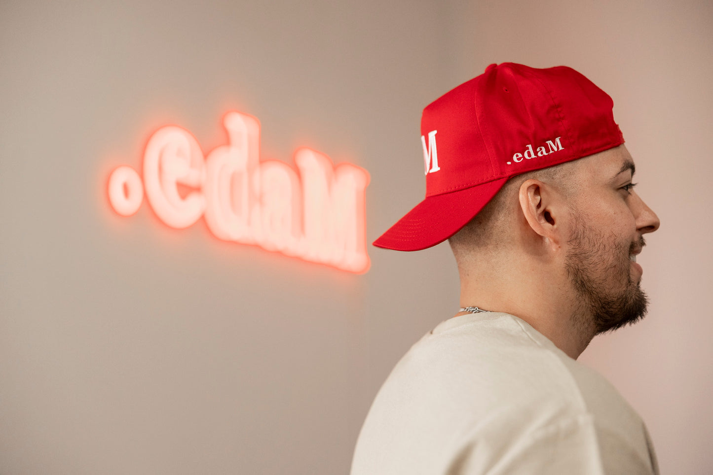 M Logo Hat (Red)