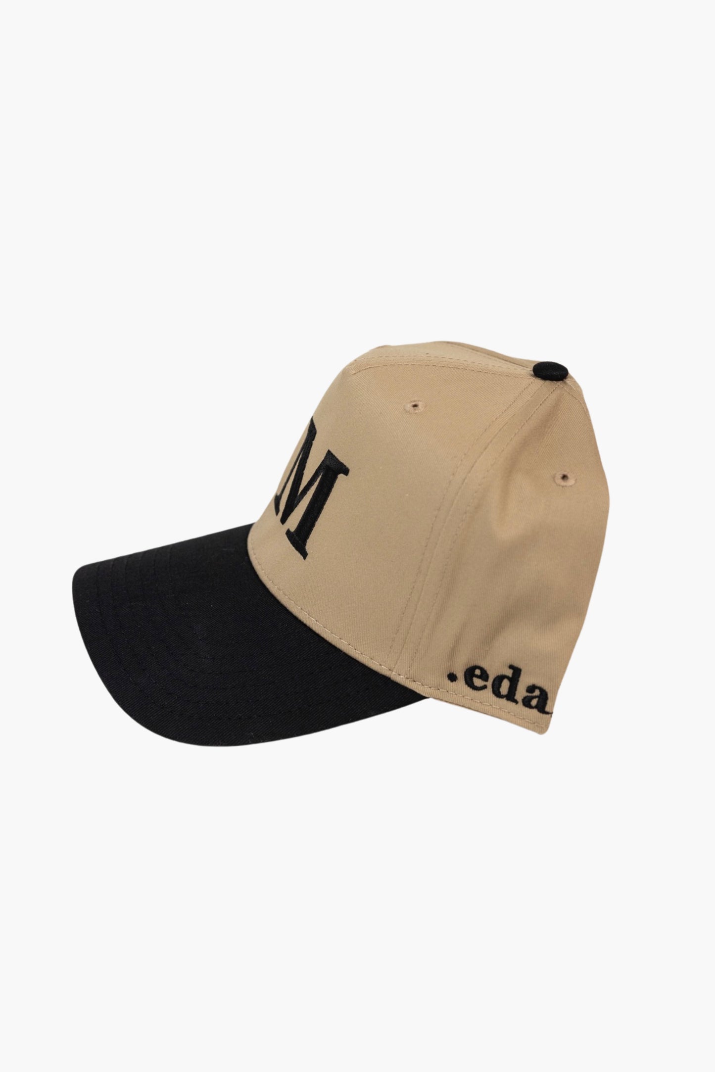 M Logo Hat (Black/Cream)