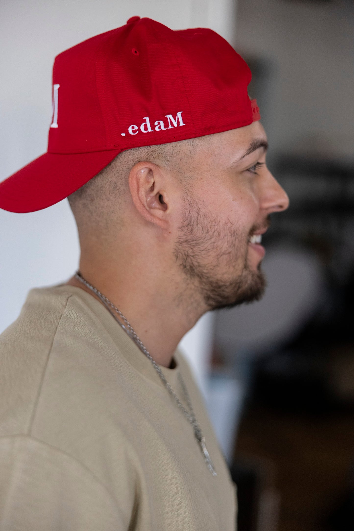 M Logo Hat (Red)