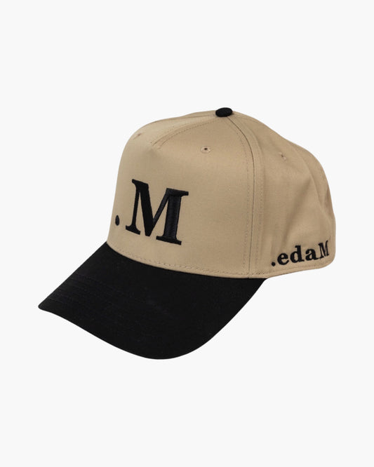 M Logo Hat (Black/Cream)